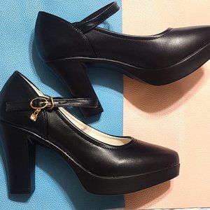 Black Mary Jane Shoes 37 (US 6-6.5)/Flight Attendant Shoes/Brand New/Comfortable
